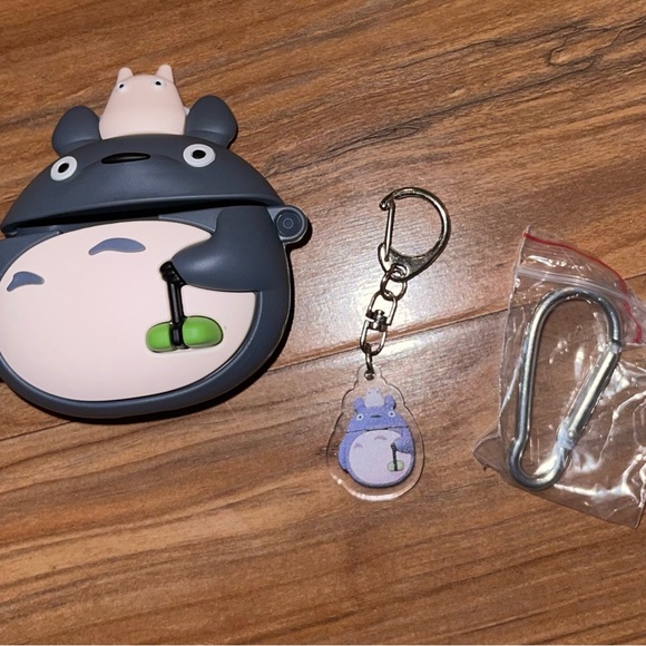 Case Compatible with AirPods 3 with Keychain, Cute Funny Cartoon Design Silicone - Picture 7 of 7